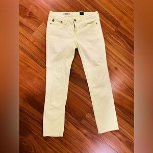 AG The Stilt cigarette jean in neon size 25R